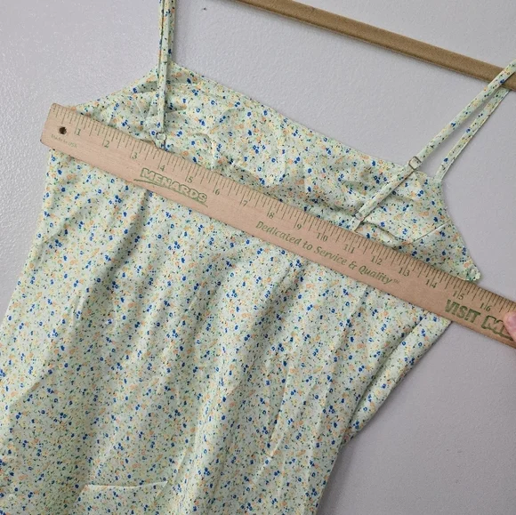 Princess Polly Green Floral Mini Dress Women’s Size 4 - Picture 7 of 9